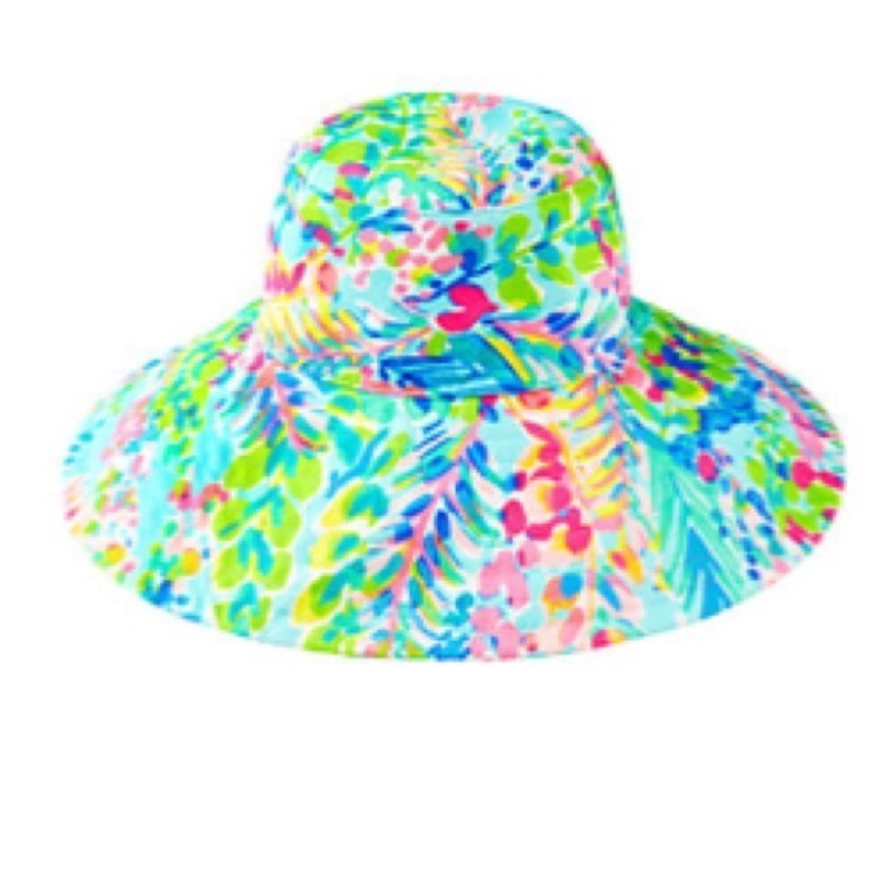 Lilly Pulitzer Catch the Wave Hat EUC